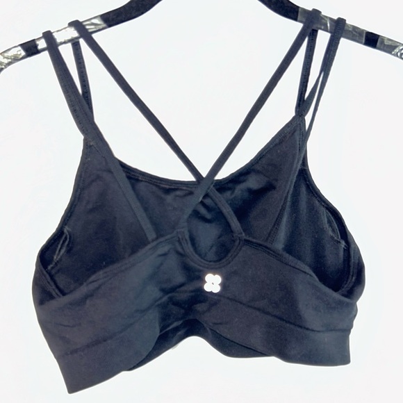 Sweaty Betty Sports Bra Solstice Strappy Crisscross-Back Lightly Padded Pull On - Picture 7 of 13